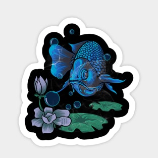 Blue fish Sticker